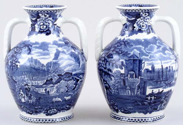 Pair of Portland Vases c1922